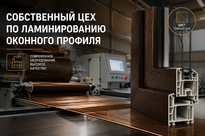 Ламинация окон в любом оттенке и без долгого ожидания